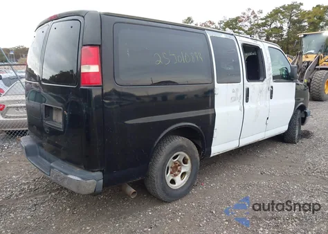 2008 Chevrolet Express Ls из США, поврежденный, VIN 1GNFH154X81221476